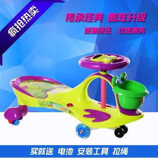 新款儿童扭扭车带音乐静音轮玩具车宝宝滑行溜溜车小孩摇摆车包邮