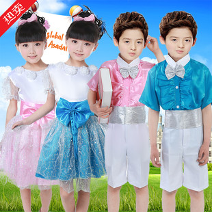 新款特价儿童合唱服六一少儿演出服中小学生男女童表演大合唱服装
