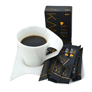 韩国进口麦馨maxim卡努kanu美式黑纯咖啡速溶5.4g炭烧木糖