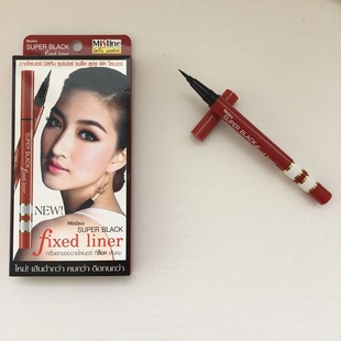 泰国代购Mistine新款浓黑防水眼线笔Mistine红管眼线笔全天不晕染