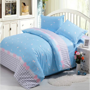 被套床品布料上新高支密100%纯棉斜纹活性印染被套床单枕套定制
