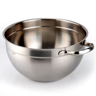 304不锈钢盆打蛋盆和面盆圆形汤盆加厚加深沙拉碗烘焙刻度沙拉盆