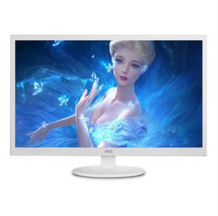 AOC/冠捷27英寸LED宽屏液晶电脑显示器显示屏白色屏幕 正品行货