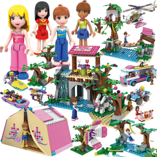 兼容乐高积木城市益智公主女孩模型好朋友演唱会儿童礼物拼装玩具