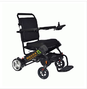 金百合D05老人电动轮椅车 可上飞机可折叠携带轻便锂电池电动轮椅