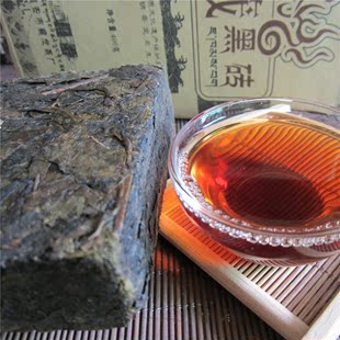 买二送一 雅安藏茶 优级藏黑砖  康砖 手筑茯砖 调理肠胃400克