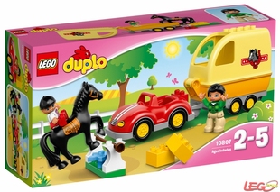 乐高得宝系列 10807小马拖车LEGO DUPLO 积木玩具大颗粒包邮
