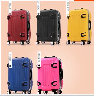 正品铝框旅行箱变形金刚拉杆箱旅行箱行李箱包女24寸样品清仓