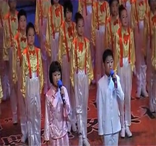 长安诵小学生震撼朗诵《少年中国说》儿童大合唱舞蹈演出表演服