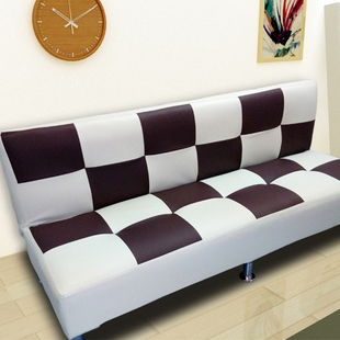 客厅1.2米沙发两用1.5米可折叠三人1.8米皮艺沙发床小户型简约