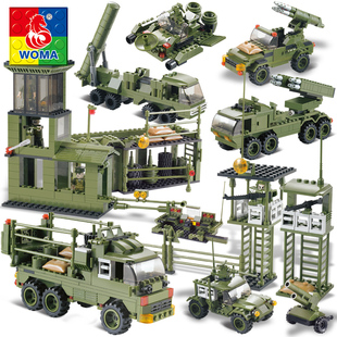 兼容乐高军事积木玩具3-6-10周岁男孩儿童益智玩具塑料拼插积木