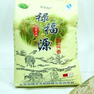禄福源五常稻花香有机种植新大米农家自产销 20斤起拍东三省包邮