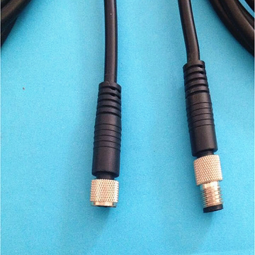 M8传感器连接器公母对插防水接头带线3芯4芯电线电缆航空插头