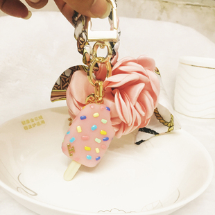 夏天甜美可爱雪糕挂件冰淇淋造型小雪糕吊坠 包包挂件配饰 钥匙扣