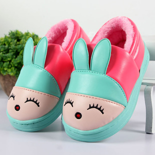 【天天特价】冬季儿童保暖棉鞋男童女童防滑棉拖鞋包跟童鞋宝宝鞋
